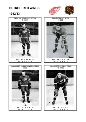 NHL det 1932-33 foto hracu2