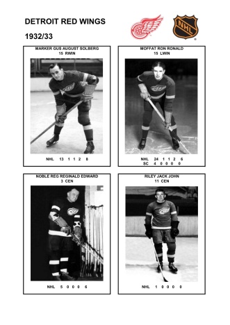 NHL det 1932-33 foto hracu4