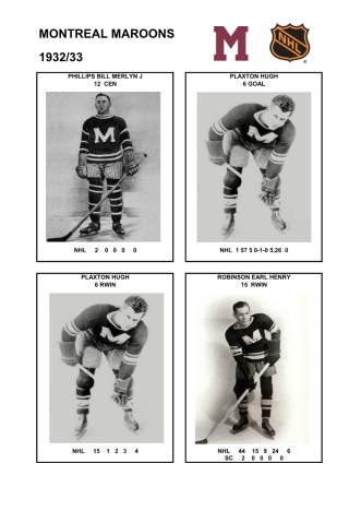 NHL mtlm 1932-33 foto hracu4