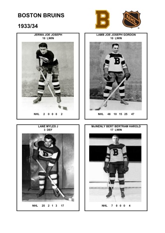 NHL bos 1933-34 foto hracu4