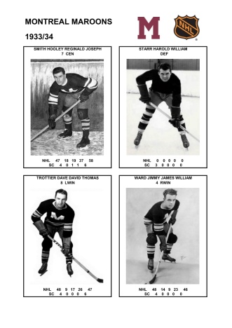 NHL mtlm 1933-34 foto hracu5