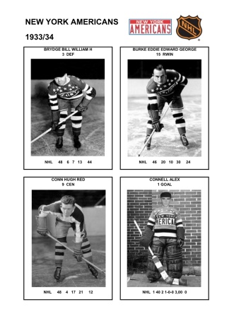 NHL nya 1933-34 foto hracu1