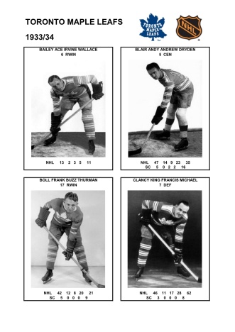 NHL tor 1933-34 foto hracu1