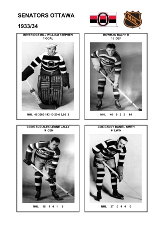 NHL otts 1933-34 foto hracu1