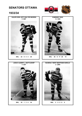 NHL otts 1933-34 foto hracu3