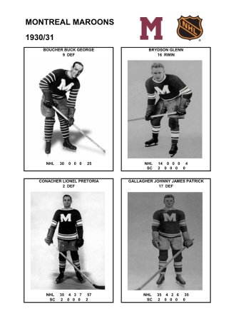 NHL mtlm 1930-31 foto hracu1