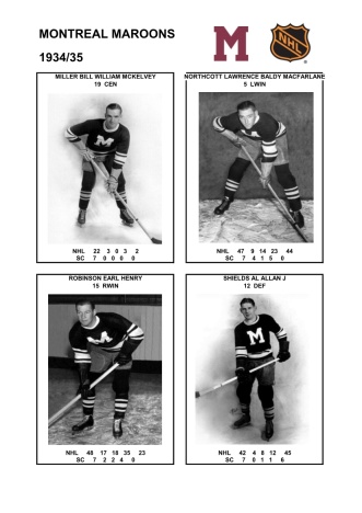 NHL mtlm 1934-35 foto hracu4