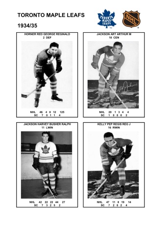 NHL tor 1934-35 foto hracu4