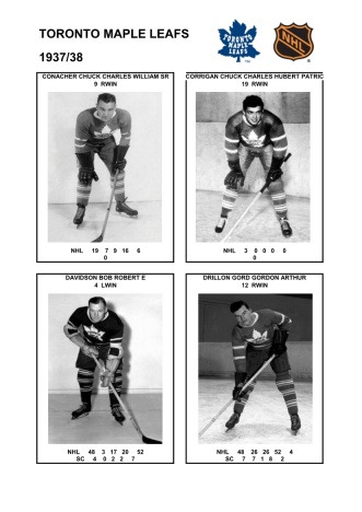 NHL tor 1937-38 foto hracu2