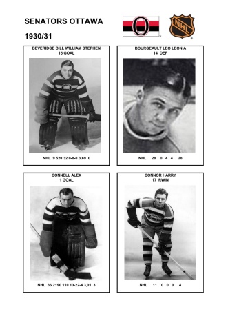 NHL otts 1930-31 foto hracu1