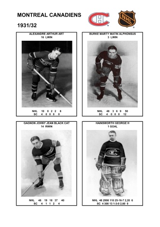 NHL mtl 1931-32 foto hracu1