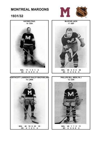 NHL mtlm 1931-32 foto hracu2