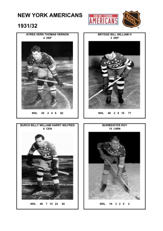 NHL nya 1931-32 foto hracu1