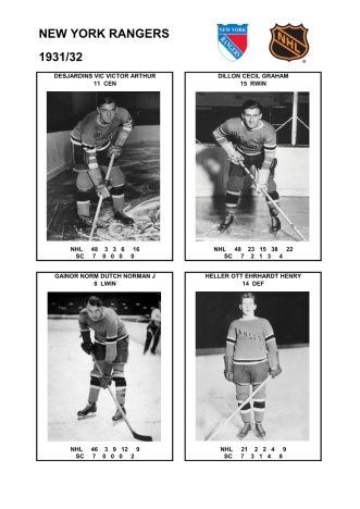 NHL nyr 1931-32 foto hracu2