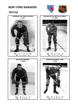 NHL nyr 1931-32 foto hracu3