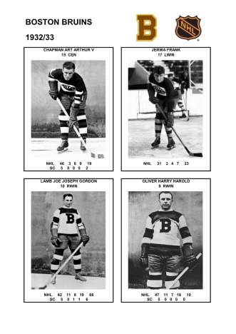 NHL bos 1932-33 foto hracu3