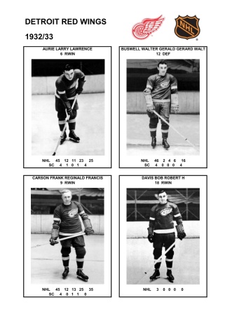 NHL det 1932-33 foto hracu1